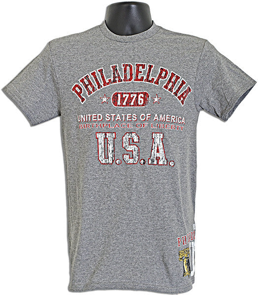 T-Shirt Philadelphia 2-Hit Graphite Heather