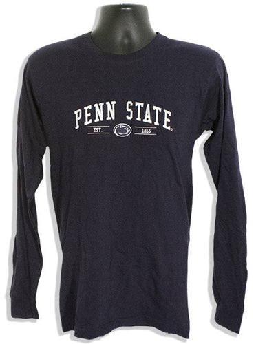 T-Shirt / Long Sleeve - Embroidered Fluid Penn State Navy