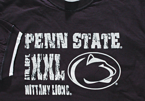 T-Shirt Penn State Sideout Distressed Navy