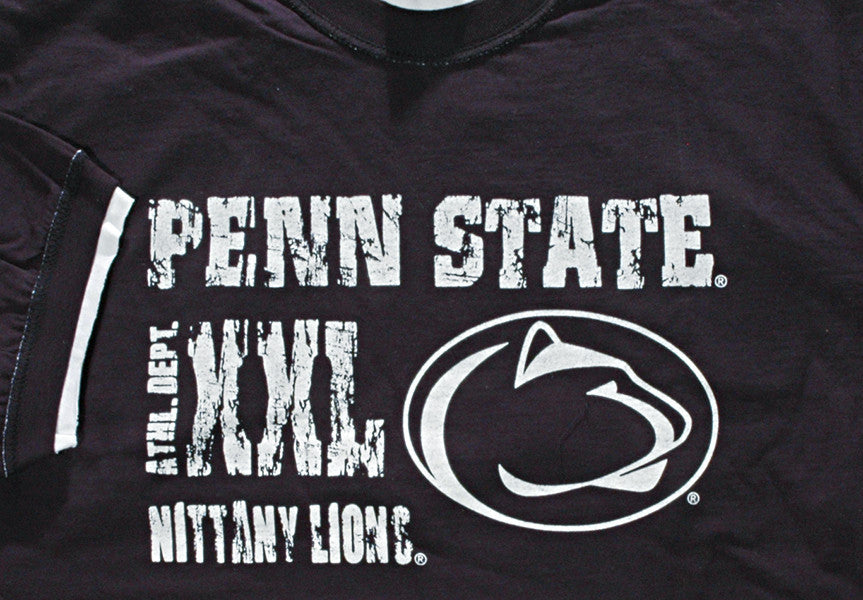 T-Shirt Penn State Sideout Distressed Navy