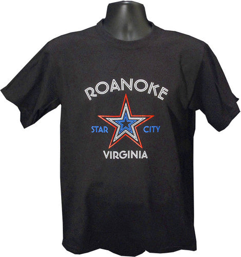 T-Shirt Roanoke Star City BLACK