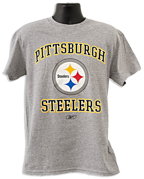 T-Shirt - Steelers Logo GREY HEATHER