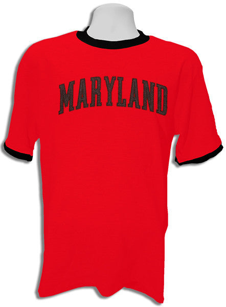 Jersey T University of Maryland Racer Red/Black