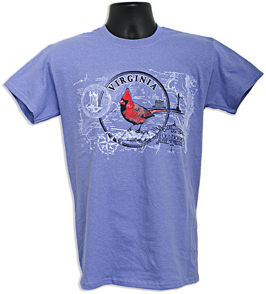 T-Shirt Virginia Cardinal Circle VIOLET
