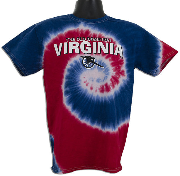Tie Dye T-Shirt Virginia Cannon PATRIOTIC
