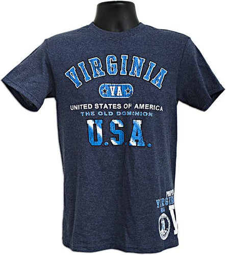 <p>The T-Shirt Virginia 2-Hit DENIM HEATHER looks terrific and makes a nice souvenir of your visit.</p>