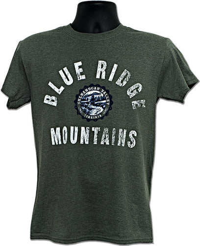 T-Shirt Blue Ridge Mountains Seal MILITARY HEATHER