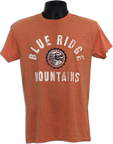 T-Shirt Blue Ridge Mountains Seal SUNSET