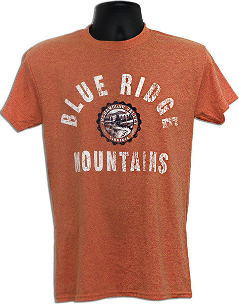 T-Shirt Blue Ridge Mountains Seal SUNSET