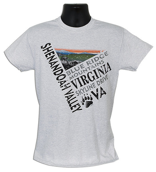 T-Shirt Shenandoah Valley Diagonal ASH