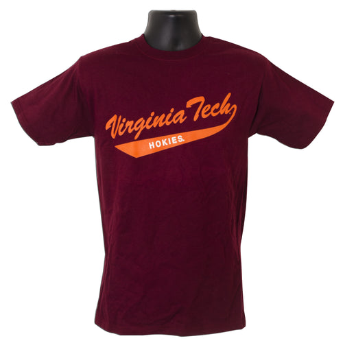 TSVT15M T-Shirt Virginia Tech Script Maroon K862P