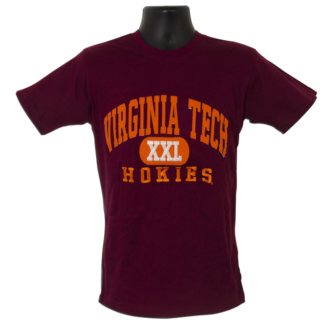 TSVT36M T-Shirt Virginia Tech X Arch MAROON