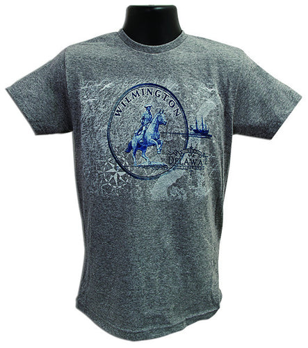 T-Shirt Wilmington Circle/ Rodney GRAPHITE HEATHER