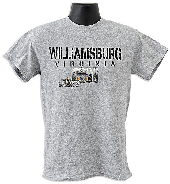T-Shirt Williamsburg Stencil GREY