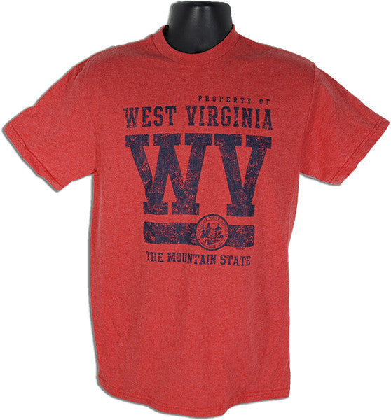 T-Shirt Property of WV RED Heather