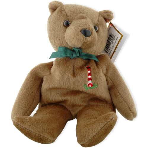 Plush Bear Beanie Assateague Brown Souvenir