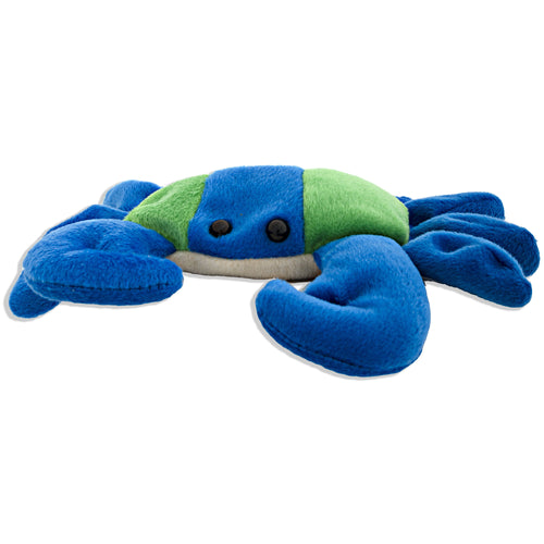 Plush Bean Bag Crab Blue Green Souvenir