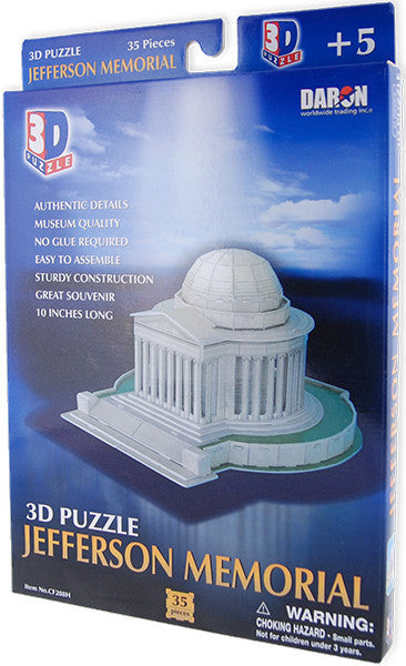 3D Puzzle Jefferson Memorial 42pcs Souvenir