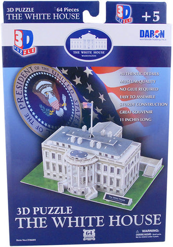 3D Puzzle White House 64pcs Souvenir