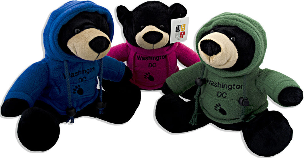 Plush Bear with Polar Fleece Washington DC  Souvenir