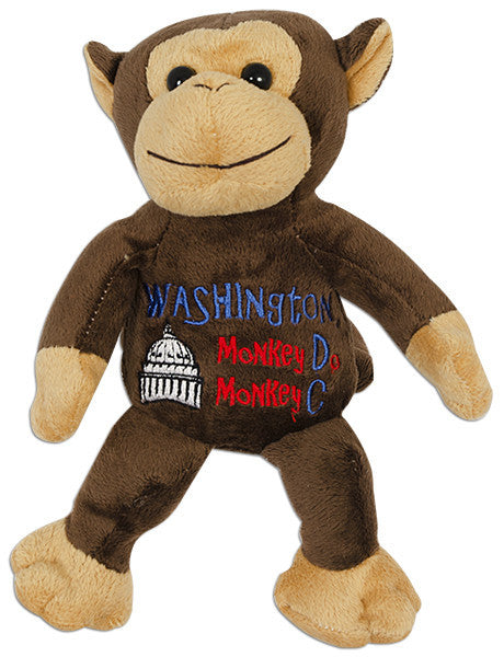 Plush Monkey Washington DC Souvenir