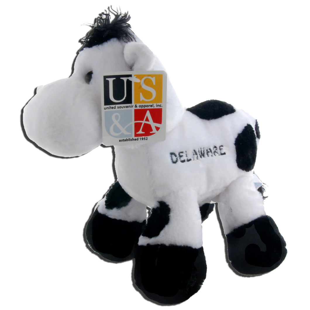 Plush Holstein Cow Delaware Souvenir