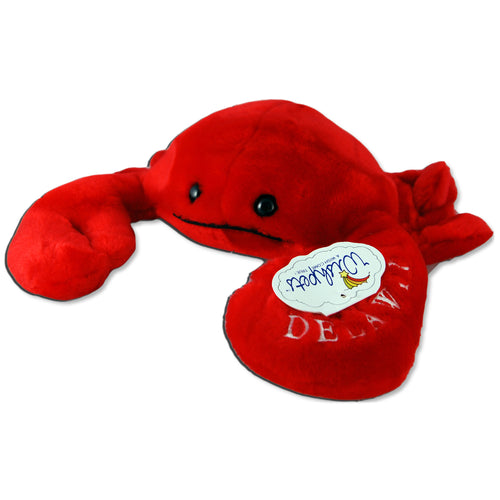 Plush Crab Large RED Delaware  Souvenir