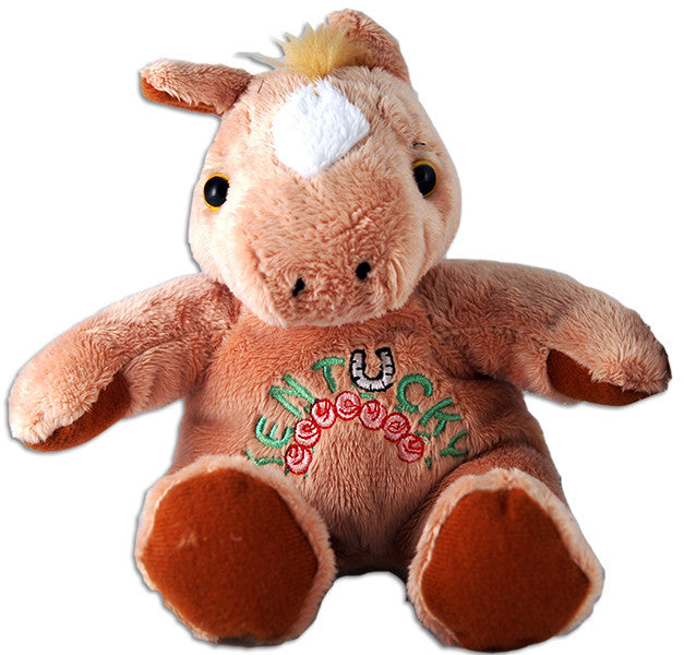 Plush Horse Beanie Kentucky Brown Souvenir