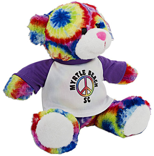 Plush Bear Peace Pal Myrtle Beach Souvenir