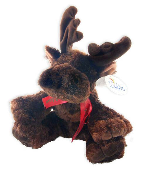 Plush Moose Med Floppy New Hampshire Souvenir