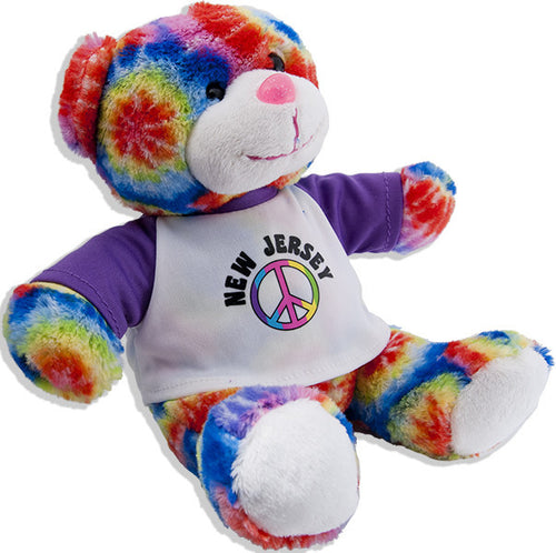 Plush Bear Peace Pal New Jersey Souvenir