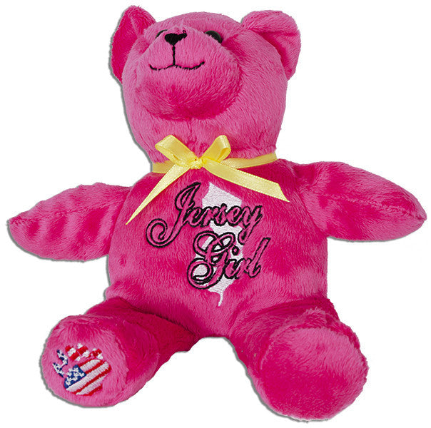 Plush Bear Beanie Jersey Girl PINK Souvenir