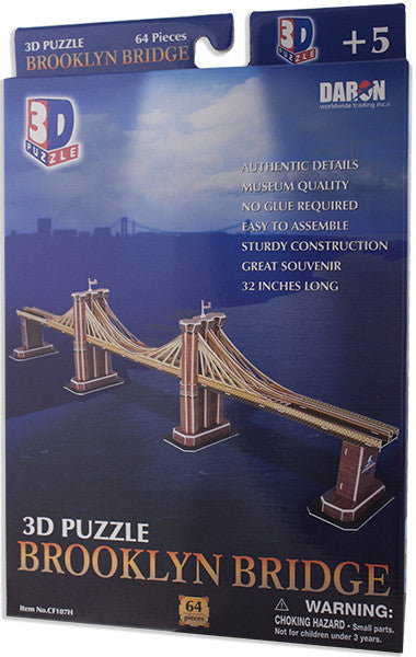 3D Puzzle Brooklyn Bridge 64pcs Souvenir