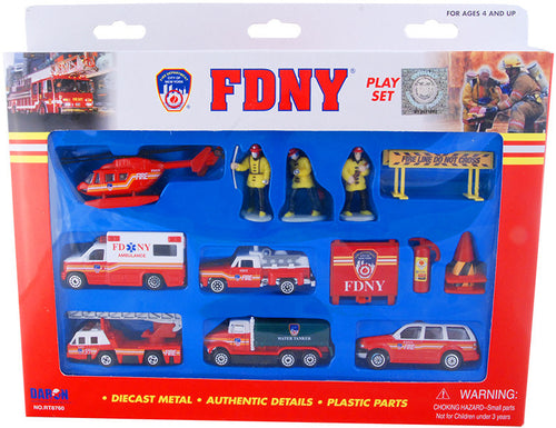 FDNY 13pc Playset Souvenir