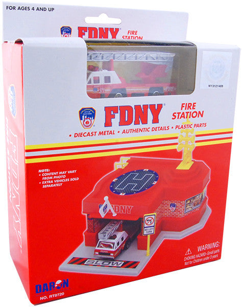 FDNY Mini Fire Station with 1 Engine Souvenir