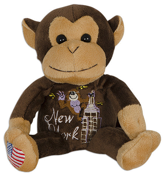 Plush Monkey New York Souvenir