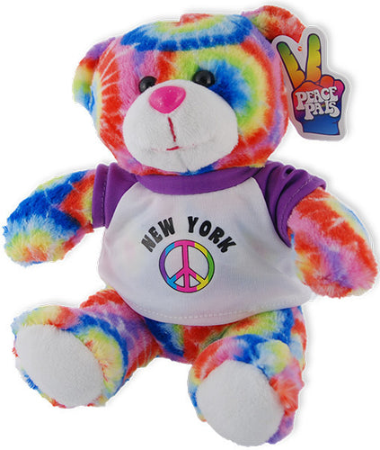 Plush Bear Peace Pal New York Souvenir
