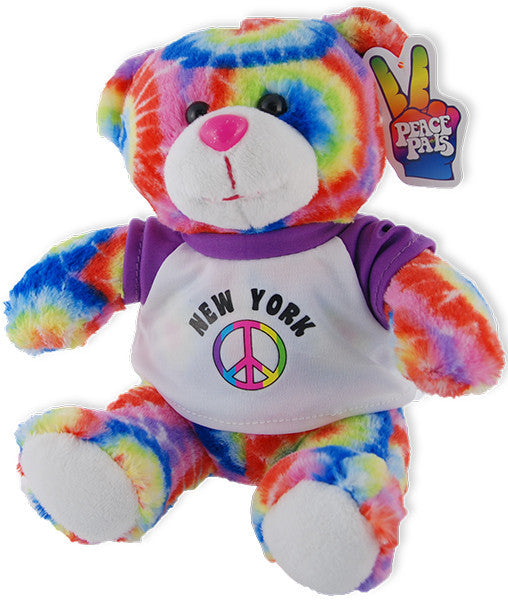 Plush Bear Peace Pal New York Souvenir