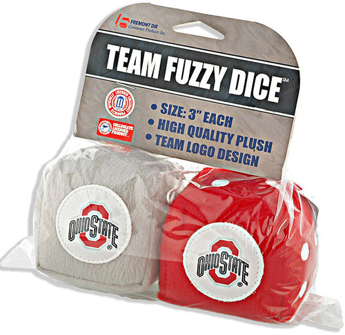 Fuzzy Dice Ohio State Buckeyes Souvenir