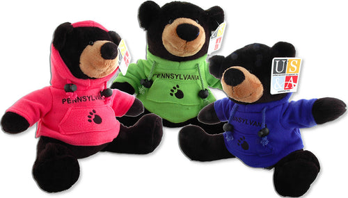 Plush Bear w Polar Fleece Pennsylvania  Souvenir