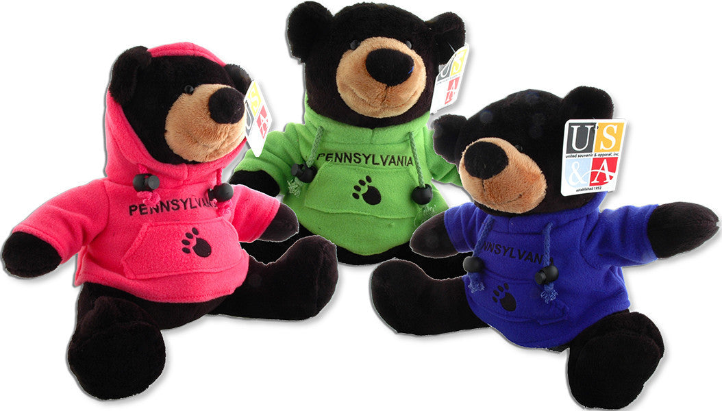 Plush Bear w Polar Fleece Pennsylvania  Souvenir