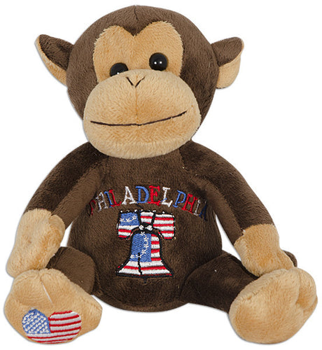 Plush Monkey Philadelphia Souvenir