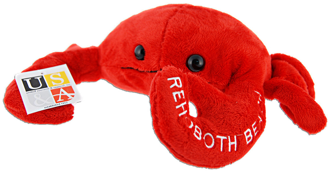 Plush Crab Large RED Rehoboth Beach  Souvenir
