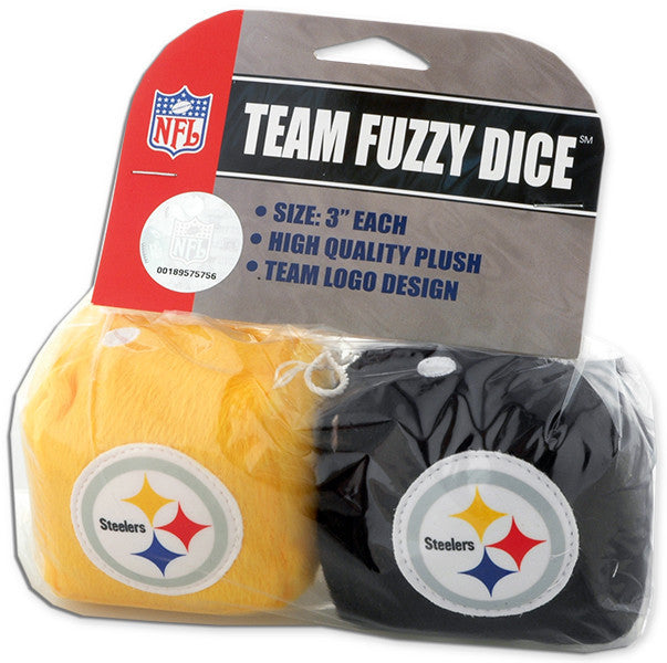 Fuzzy Dice Pittsburgh Steelers Souvenir