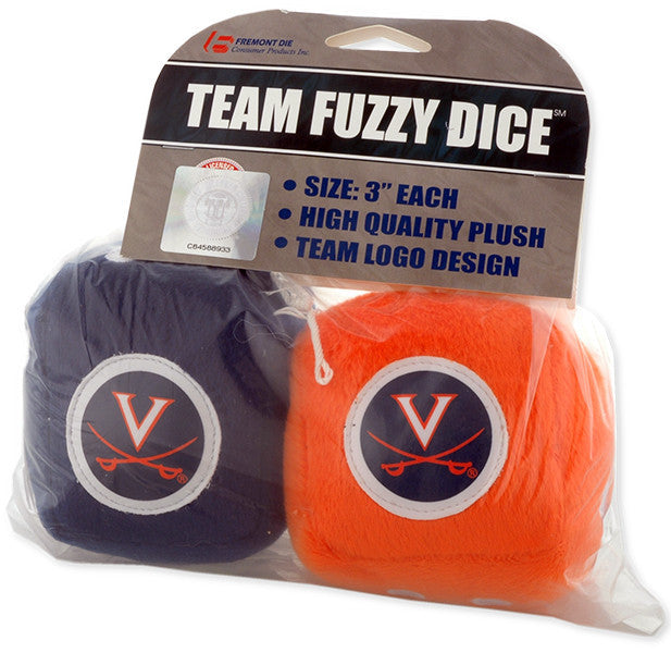 Fuzzy Dice University of Virginia Souvenir