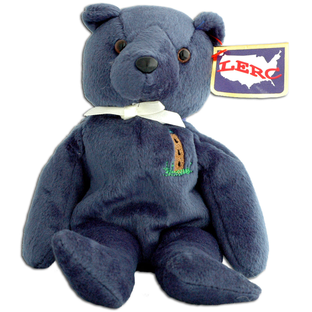 Plush Bear Beanie Old Cape Henry Blue Souvenir