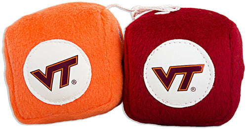 Fuzzy Dice Virginia Tech Hokies Souvenir