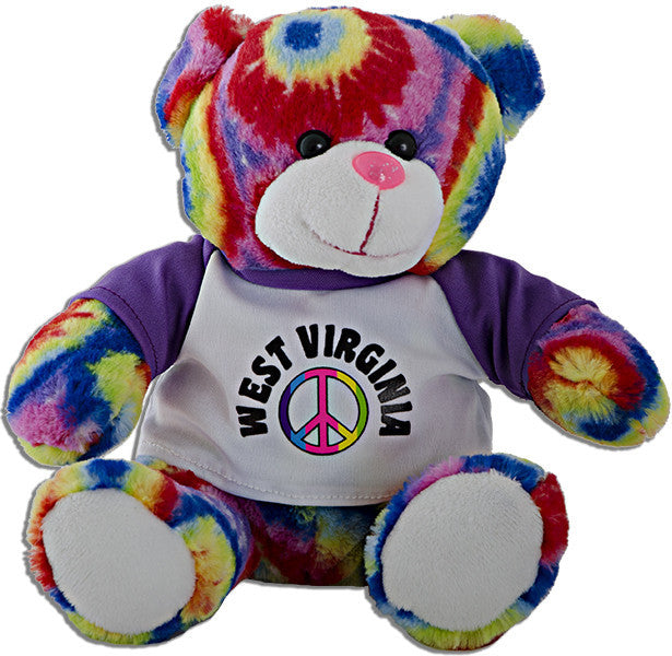 Plush Bear Peace Pal West Virginia Souvenir