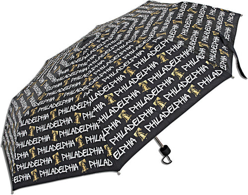 Umbrella Philadelphia Black with Bell Souvenir