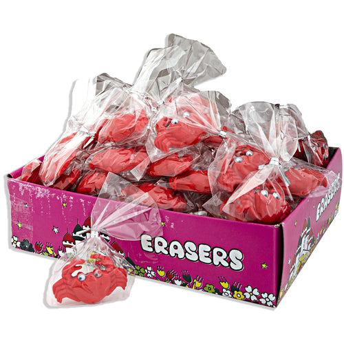 Eraser Small Red Crab with Moving Eyes